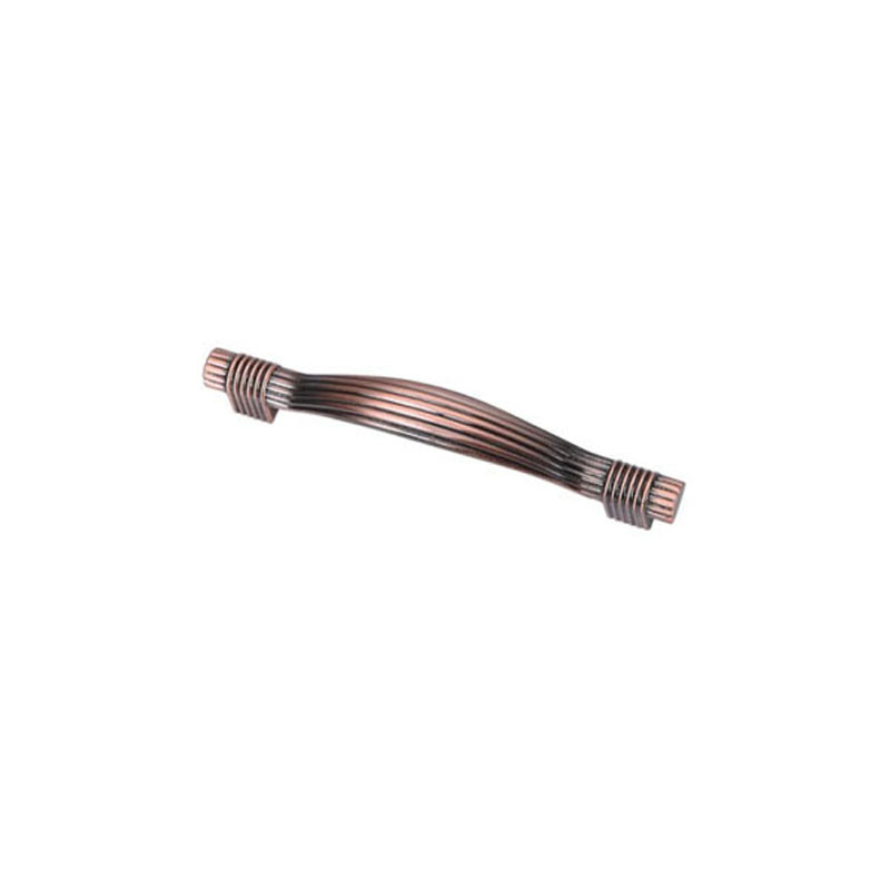 Punho de armário de bronze antigo clássico do estilo europeu 96mm 128mm