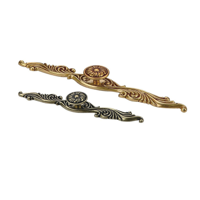 Acessórios clássicos liga de zinco de Kithcen do punho do bronze antigo 170mm 230mm