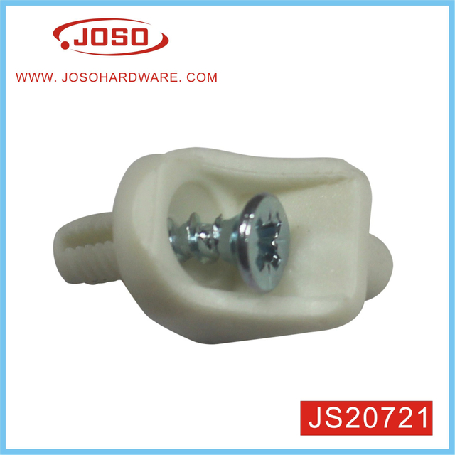 Estacas de suporte de prateleira de plástico branco para gabinete