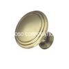 Fashoin liga de zinco 28 mm 30 mm escovado para móveis botão do armário botão da alça