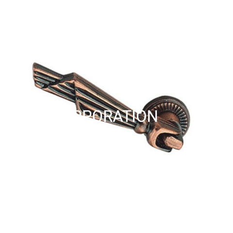 Fornecimento de fábrica em liga de zinco 60 mm de cobre antigo puxador de armário alça de guarda-roupa
