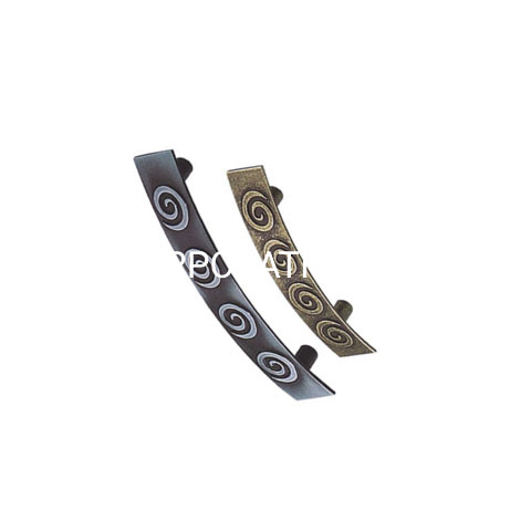 Punho pequeno simplesmente personalizado da mobília do hotel do punho do armário do punho da liga de zinco 128mm