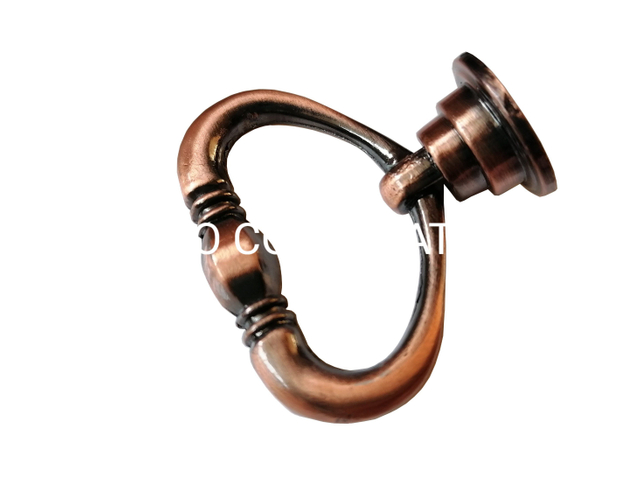 Popular liga de zinco 50mm gaveta anel alça móveis alça do armário