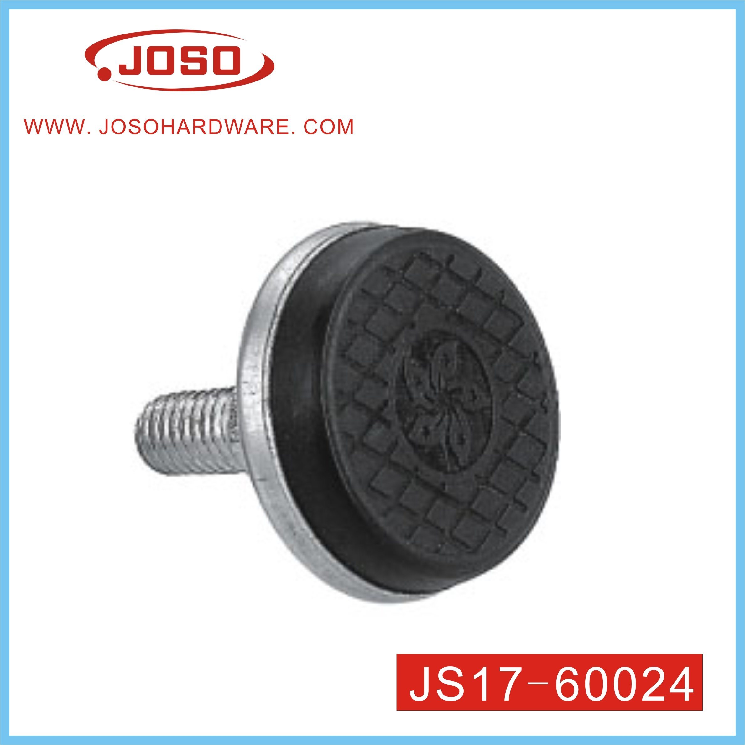 Parafuso de ajuste antiderrapante de metal de ferragens de móveis para conector