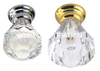 Aço com alça de armário de cristal 32mm botão de guarda-roupa alça de escritório alça de cômoda