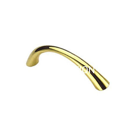 Escova e liga de zinco cromado brilhante 64 mm puxador de gaveta Kithchen