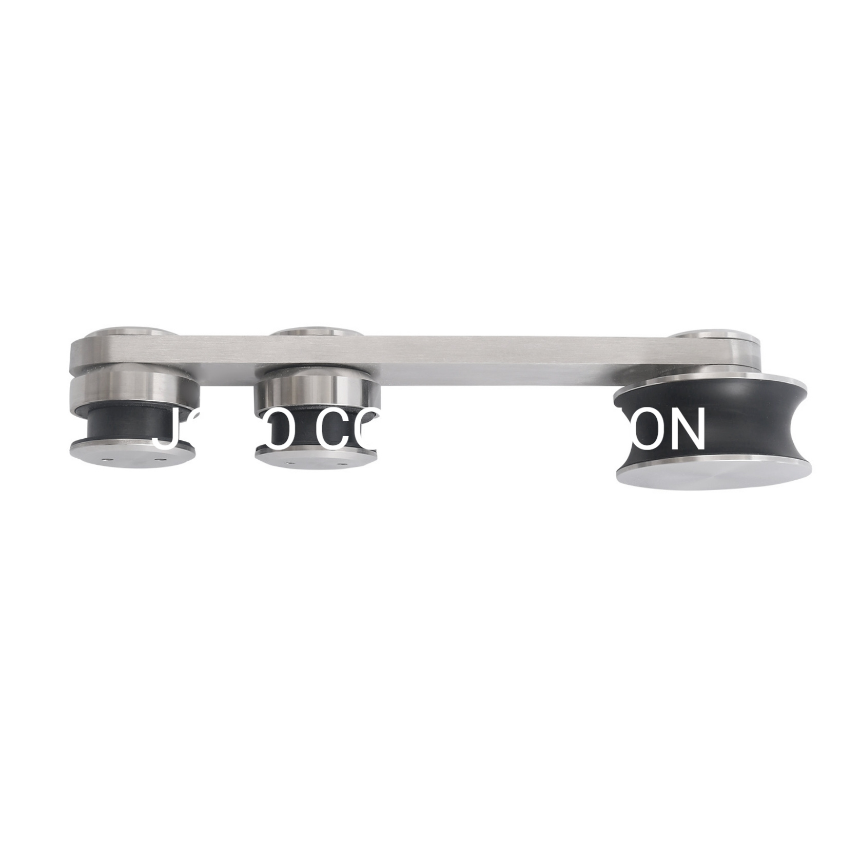 Conector de porta de vidro moderno de venda quente, sistema deslizante de banheiro de aço inoxidável