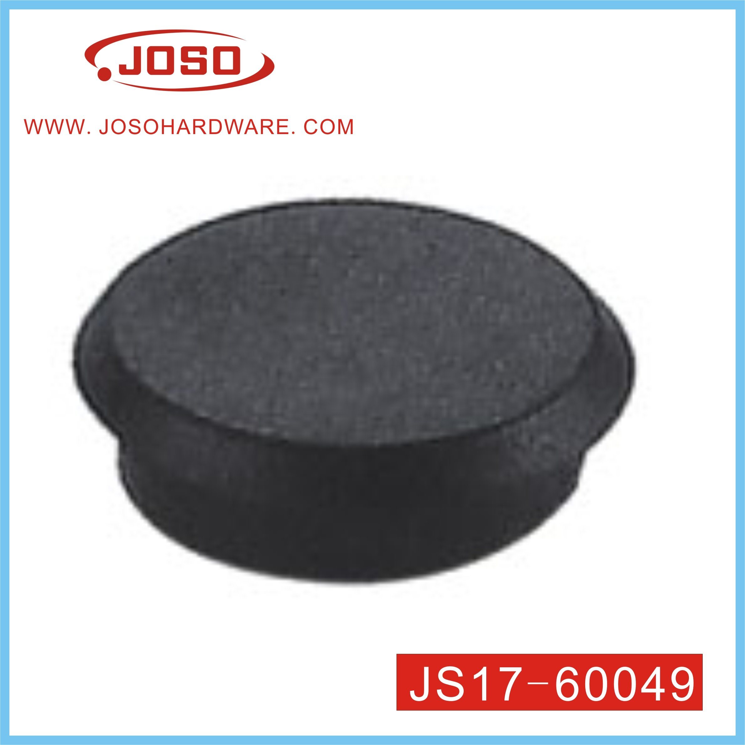 Parafuso de cabeça redonda de plástico de 9,5 mm de diâmetro de ferragens para móveis para perna de sofá