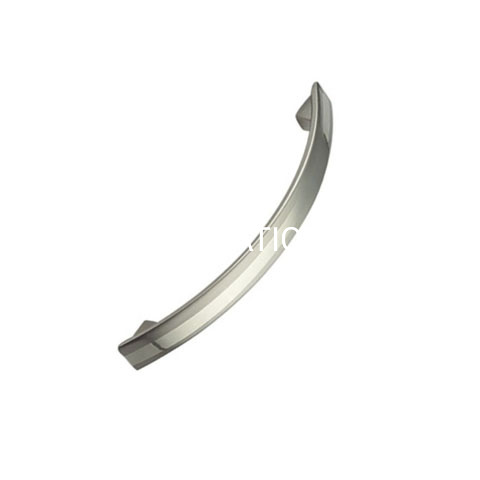 Fornecimento de fábrica liga de zinco 96mm escovado puxador de móveis dourados alça de moda