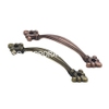 Fornecimento de fábrica 120mm clássico antigo cobre móveis puxar maçaneta da porta da cozinha