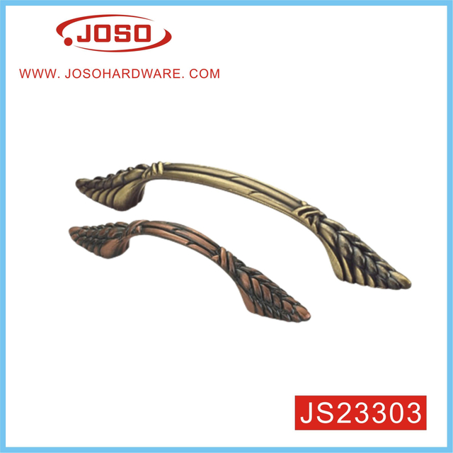 Puxador de móveis de latão antigo vintage para gaveta de quarto