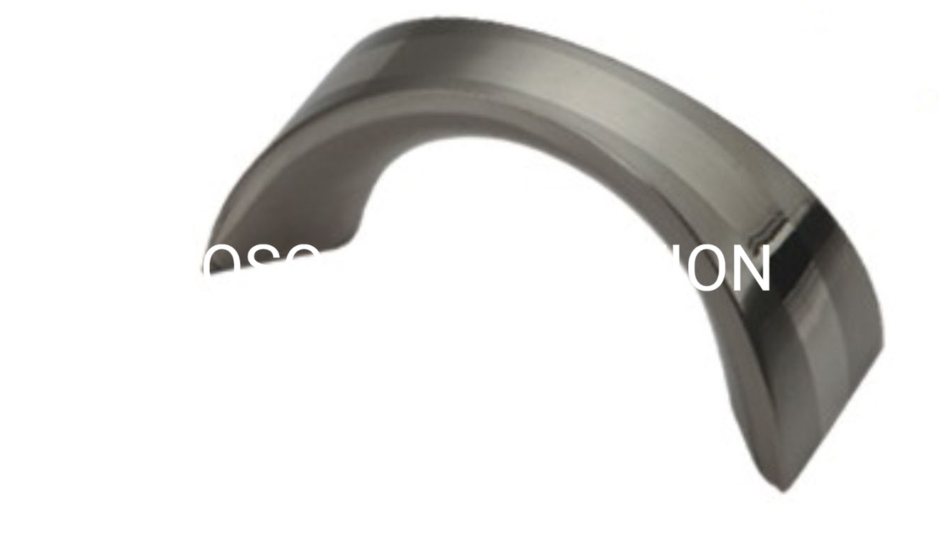 Alça de decoração em liga de zinco estilo europeu alça de metal de cor dupla alça pequena