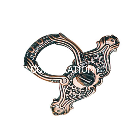 Botão de gaveta de liga de zinco clássico decorativo de 40mm Botão de cozinha Botão do armário