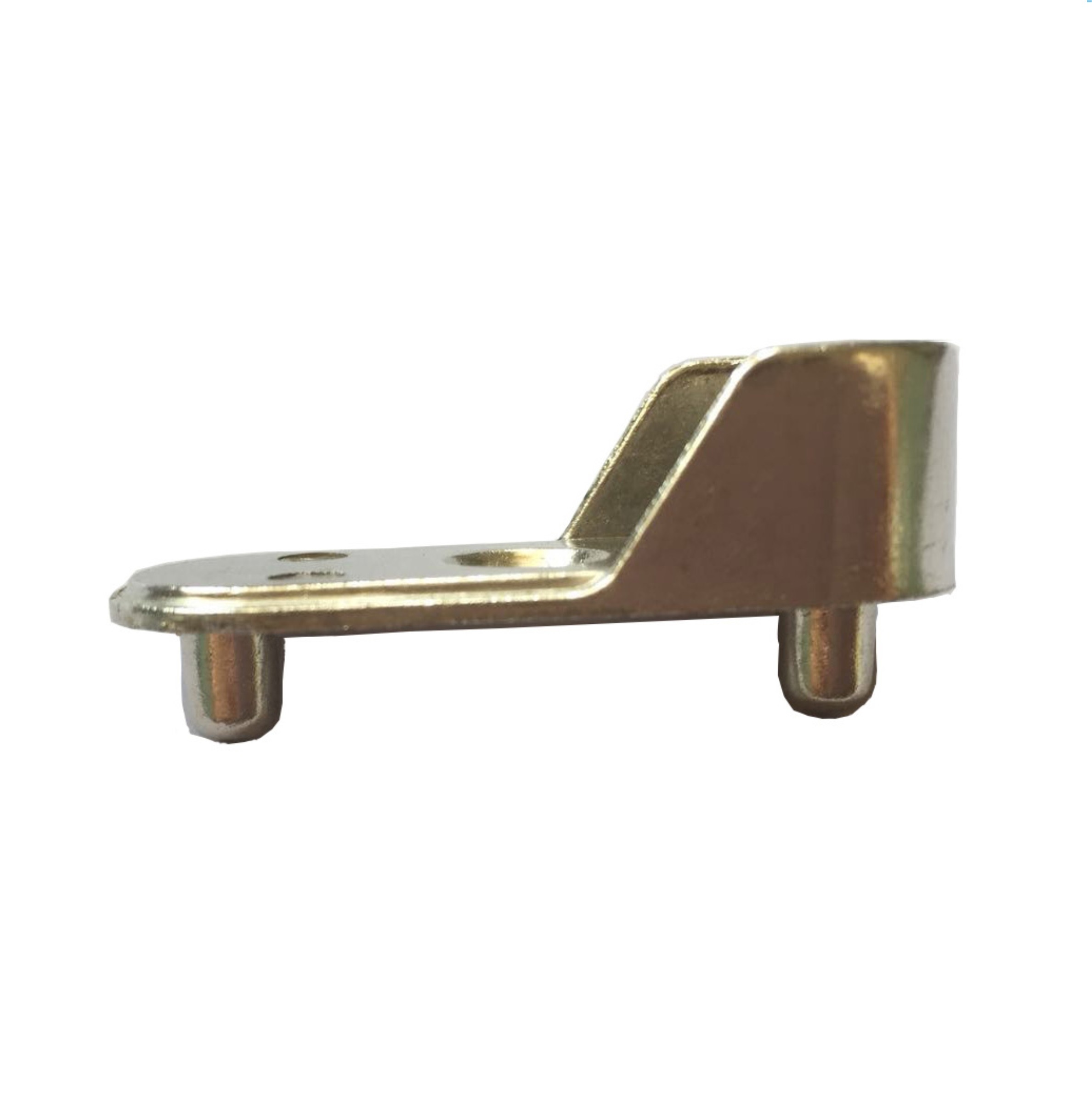 Suporte de tubo de liga de zinco Acessórios para móveis Suporte de trilho de hardware para móveis