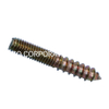 Parafuso passador de rosca dupla de aço Hardware para móveis Parafuso de madeira Parafuso para guarda-roupa