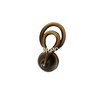 Punho pequeno liga de zinco da gaveta de bronze do punho pequeno da mobília do punho de 48mm 105mm