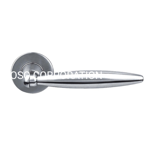Alça de alavanca de porta de 141 mm de comprimento de moda por atacado Puxador de móveis