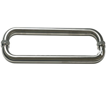 Maçaneta de porta de vidro tubular personalizada, maçaneta de metal de grau, maçaneta de porta de escritório