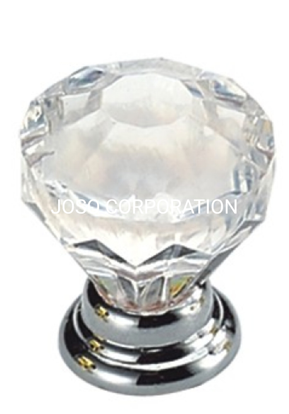 Aço com alça de armário de cristal 32mm botão de guarda-roupa alça de escritório alça de cômoda