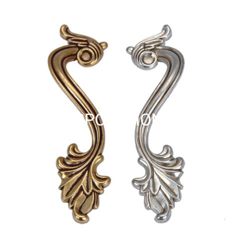 Alça de puxar para móveis modernos de liga de zinco por atacado alça de armário alça de guarda-roupa