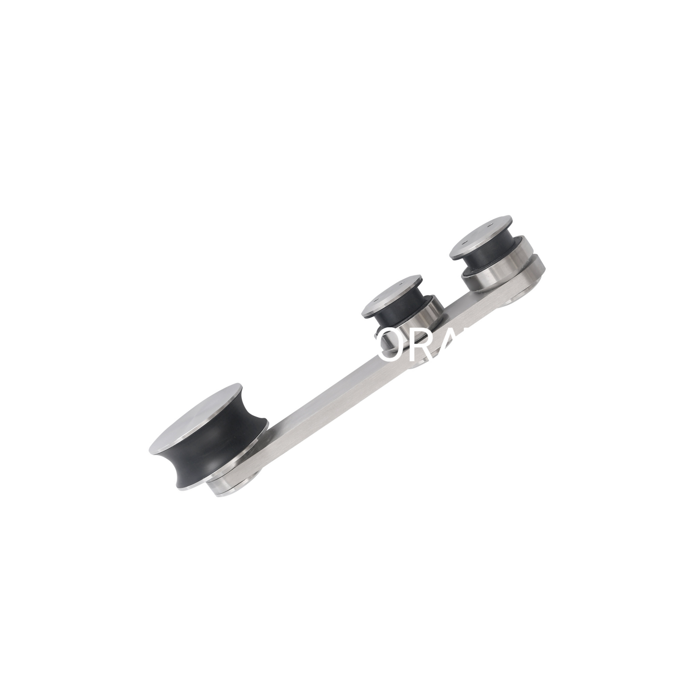 Conector de porta de vidro moderno de venda quente, sistema deslizante de banheiro de aço inoxidável