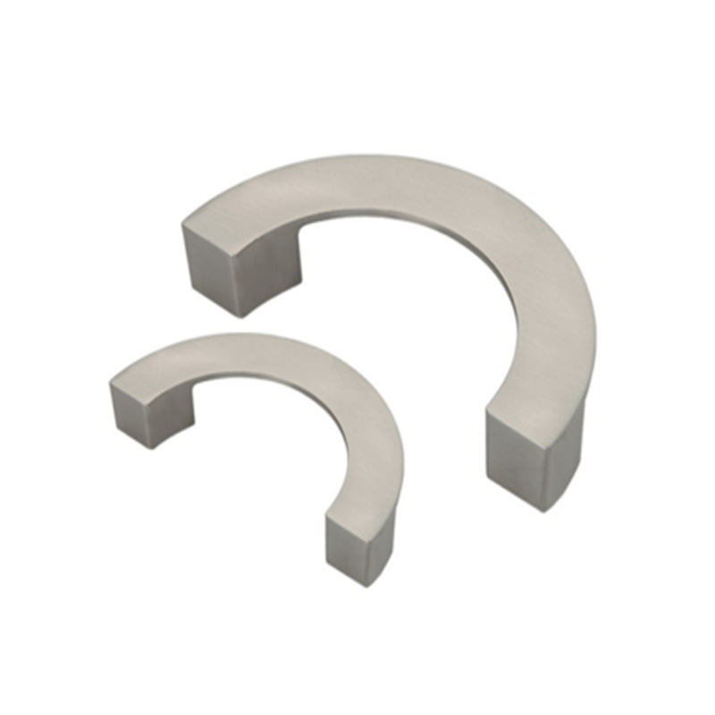 Punho liga de zinco da gaveta do punho da mobília do círculo da forma 64mm semi