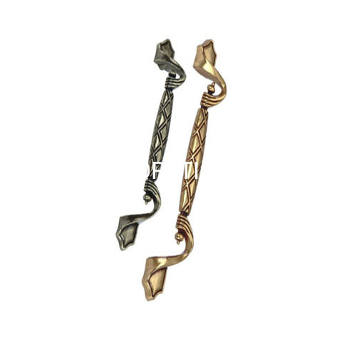 Fornecimento de fábrica antigo cobre liga de zinco 96mm alça de armário alça de armário