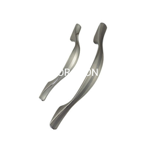 Punho liga de zinco do guarda-roupa do punho da gaveta do punho do armário da forma do arco de 128mm