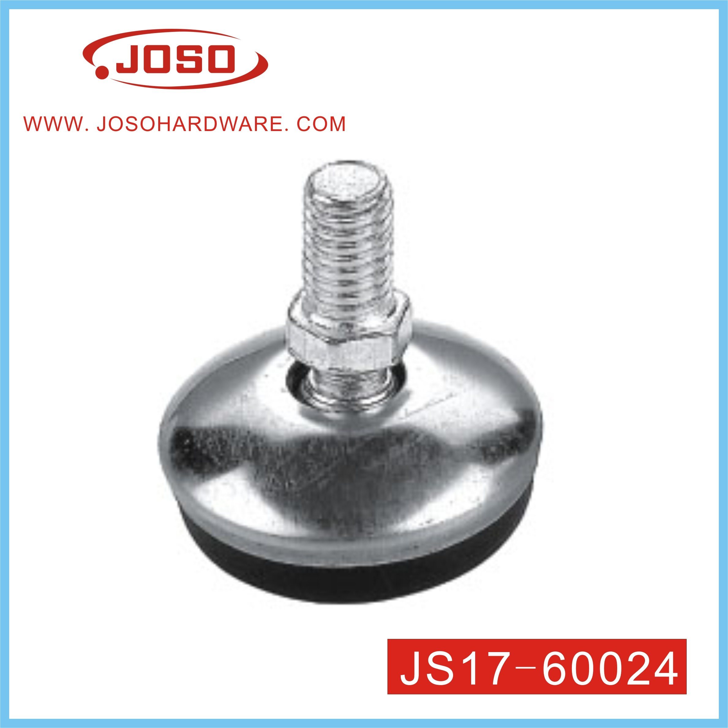 Parafuso de ajuste antiderrapante de metal de ferragens de móveis para conector