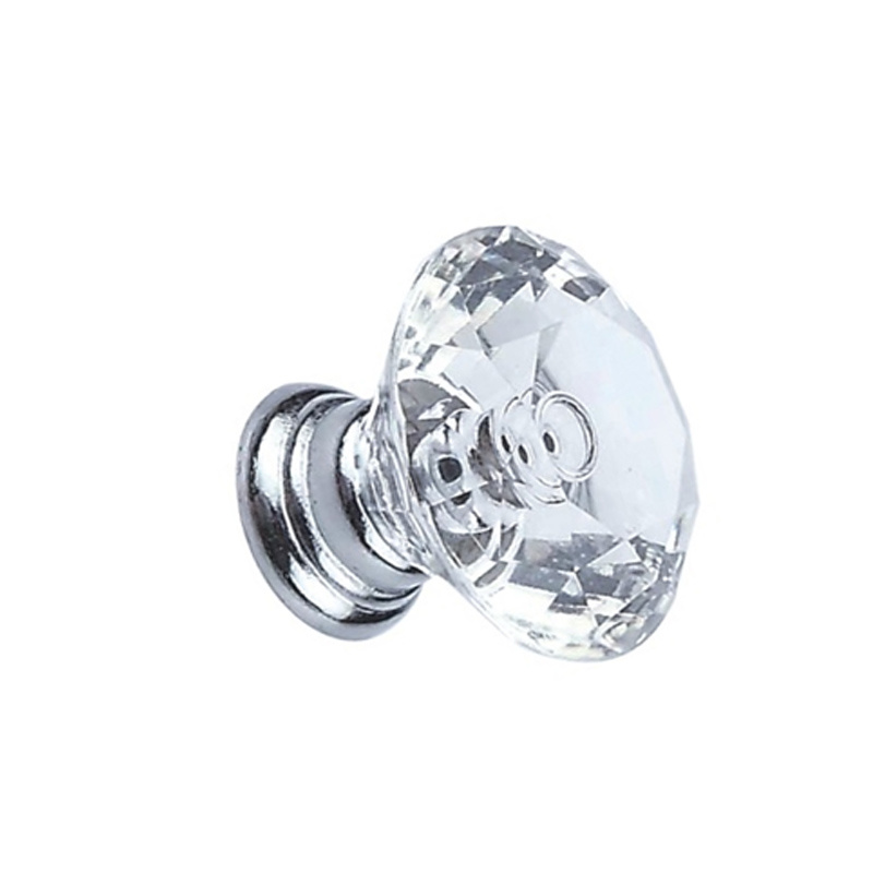 Fornecimento de fábrica 19mm 22mm 25mm gaveta de cristal alça de liga de zinco alça do gabinete