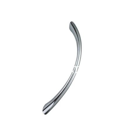 Escova e liga de zinco cromado brilhante 64 mm puxador de gaveta Kithchen
