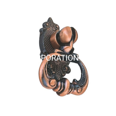 Puxador clássico de liga de zinco para levantamento de peito de 37 mm Puxador de gaveta e armário