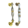 Forme o punho 300mm dourado e escovado liga de zinco da decoração de 250mm