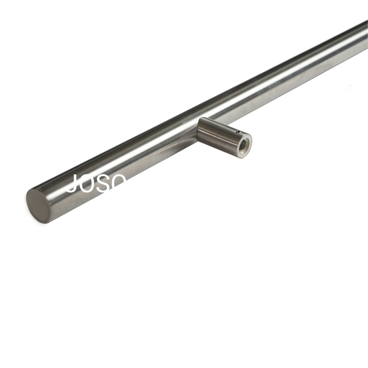 Estilo moderno personalizado de aço inoxidável 304 maçaneta da porta de vidro do banheiro metal t barra lidar com acessórios para móveis