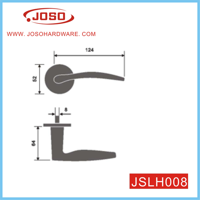 Alavanca de decoração de venda quente puxador para porta