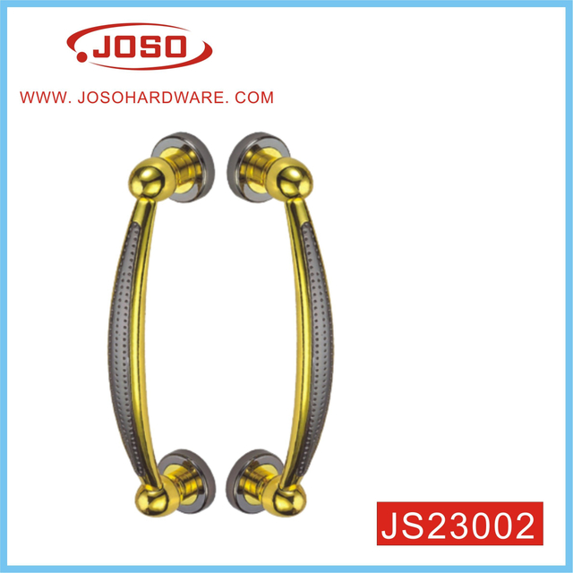 Maçaneta de porta de metal doméstica com textura elegante para porta