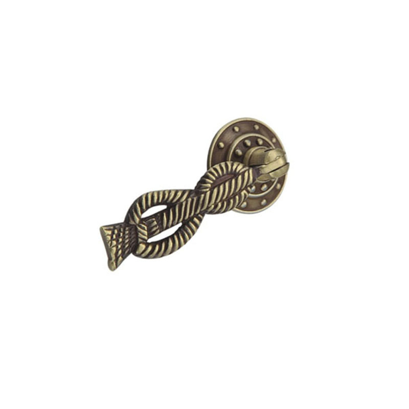 Punho de tração do botão da cômoda de bronze antigo clássico da liga de zinco do estilo europeu 55mm