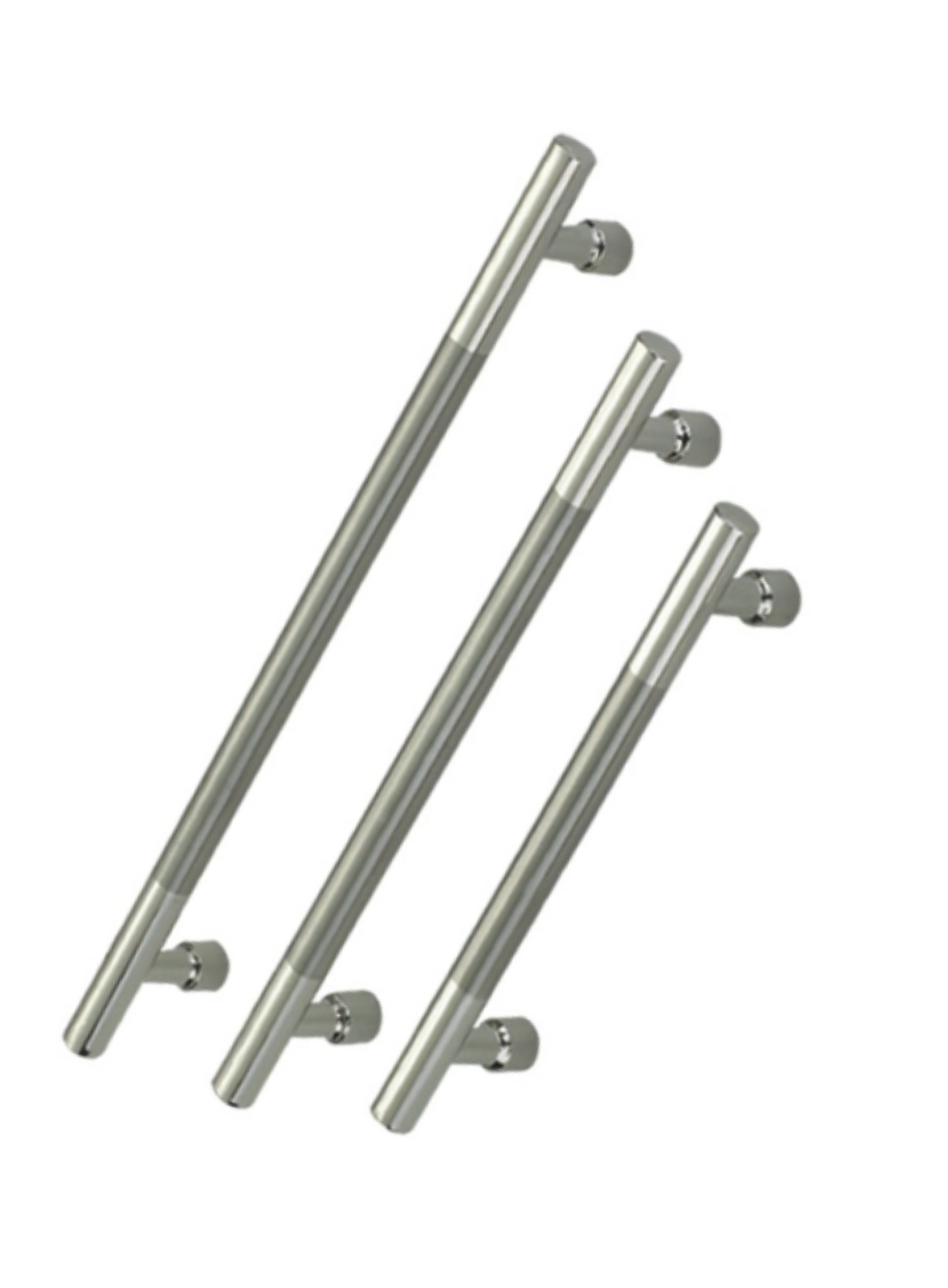 Punho sólido do punho do armário do punho da mobília da barra de aço inoxidável de T