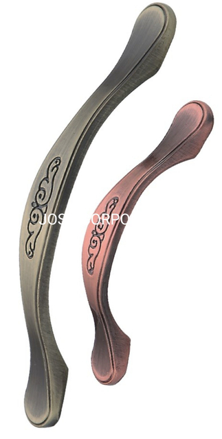 Hardware de liga de zinco por atacado 96mm 128mm alça de hardware para móveis alça de aço inoxidável