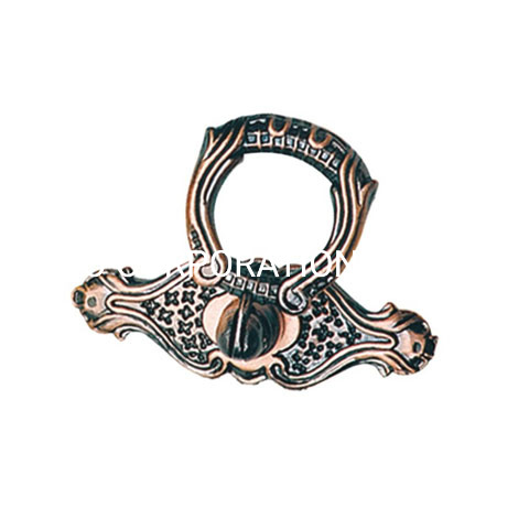 Botão de gaveta de liga de zinco clássico decorativo de 40mm Botão de cozinha Botão do armário