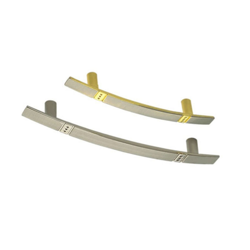 Acessórios escovados da gaveta punho liga de zinco de 64mm Furntiure