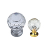 Liga de zinco moda 28mm 32mm diamante alça botão armário botão móveis alça