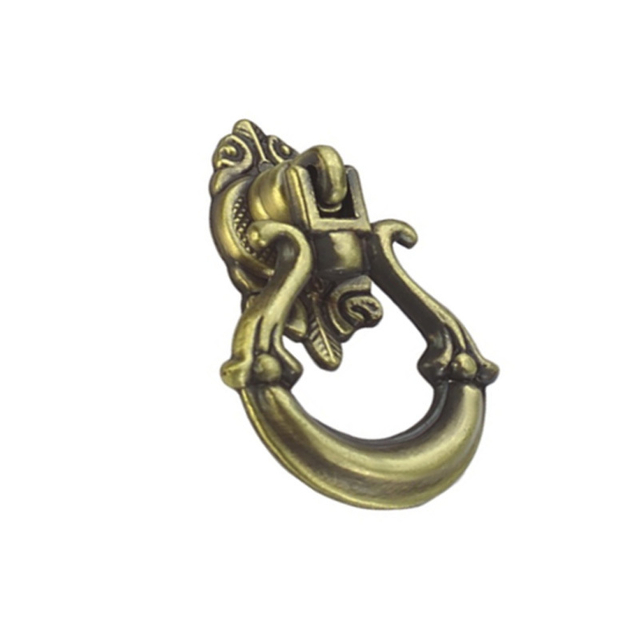 Maçaneta clássica em liga de zinco de 33 mm para porta, maçaneta para escritório e gaveta