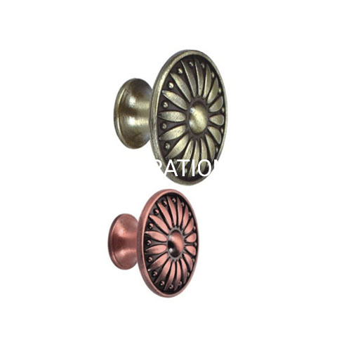 Botão clássico liga de zinco da gaveta do botão do armário do punho do cogumelo de 28mm