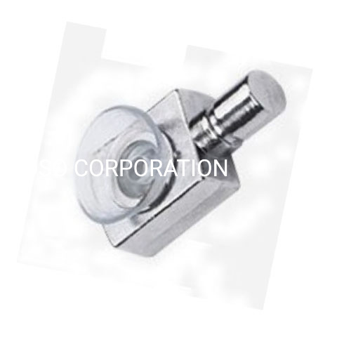 Atacado liga de zinco 25mm cromado prateleira suporte furniutre conector acessórios de gabinete