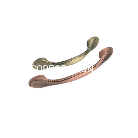 Punho clássico do punho da caixa do punho do armário do cobre antigo liga de zinco 96mm 128mm