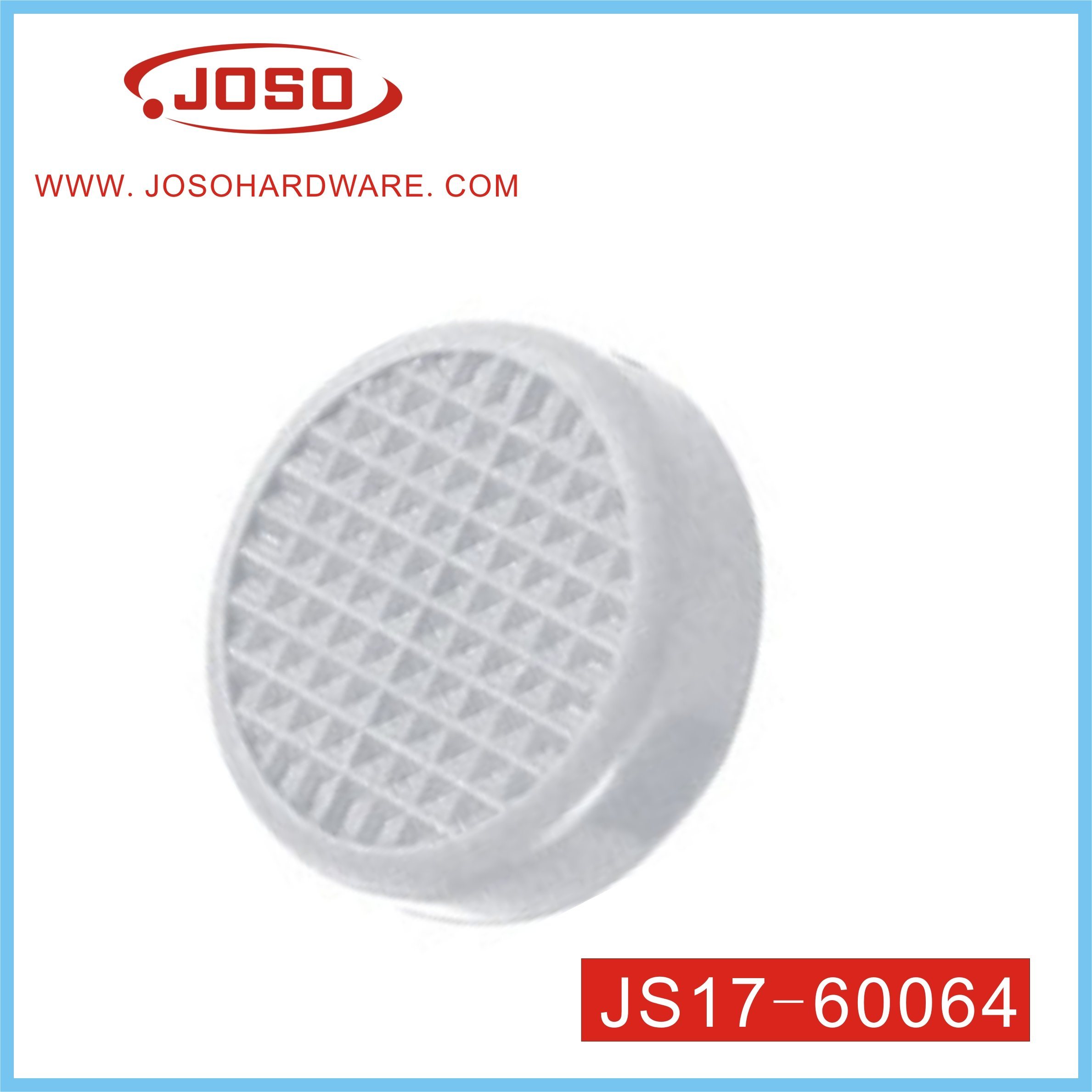 Almofada plana de nylon com 6 mm de diâmetro da perna do sofá para antiderrapante