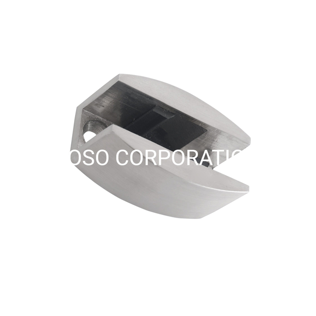 Clipe de chuveiro de vidro Hardware do banheiro Acessórios de montagem de banheiro Braçadeira de vidro