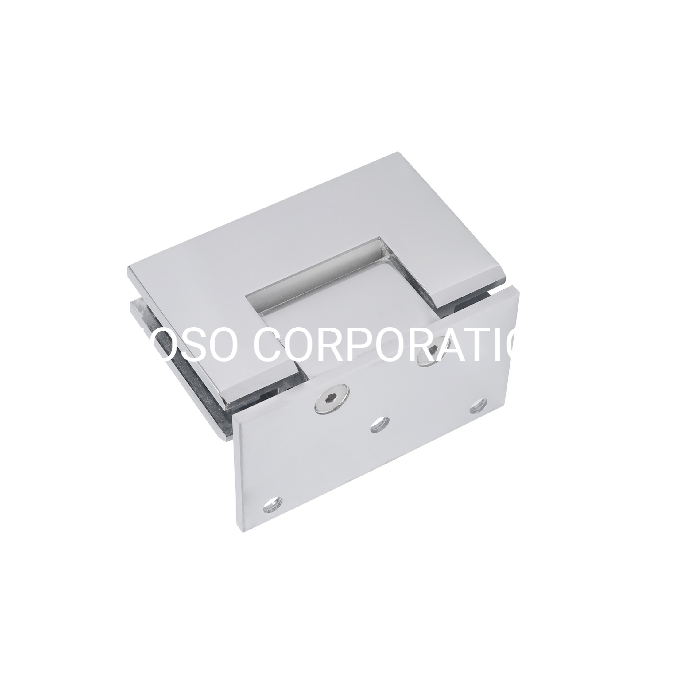 Dobradiça de porta de vidro de bronze de aço inoxidável da braçadeira de vidro do OEM para o vidro de 8-10 milímetros