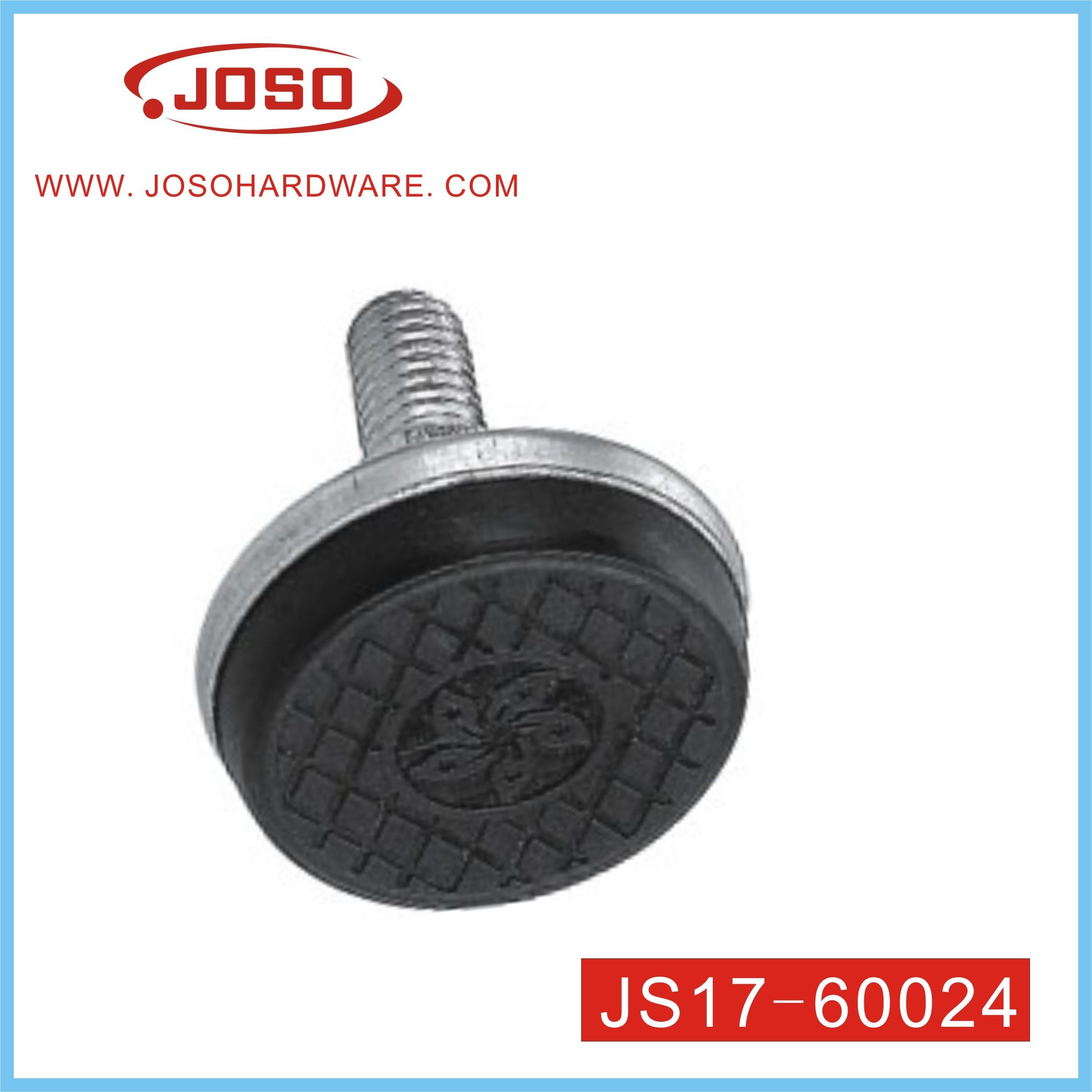 Parafuso de ajuste antiderrapante de metal de ferragens de móveis para conector